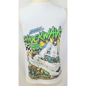 Vintage Graphic Boat Racing Tank Top